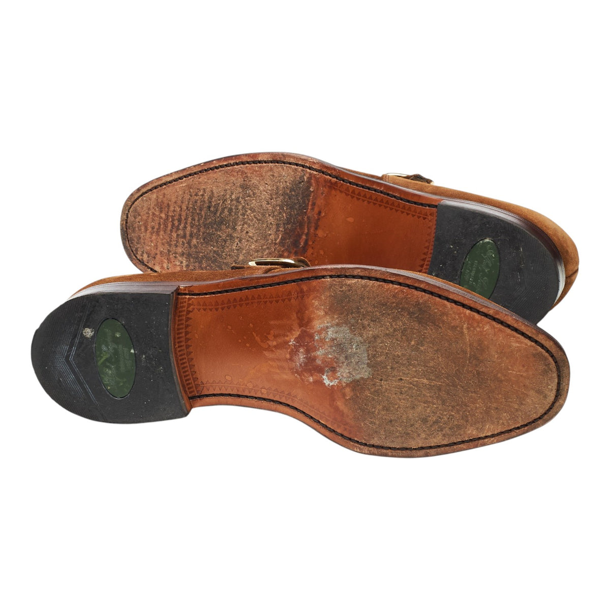 'Bond' Snuff Brown Suede Monk Strap UK 6.5 F