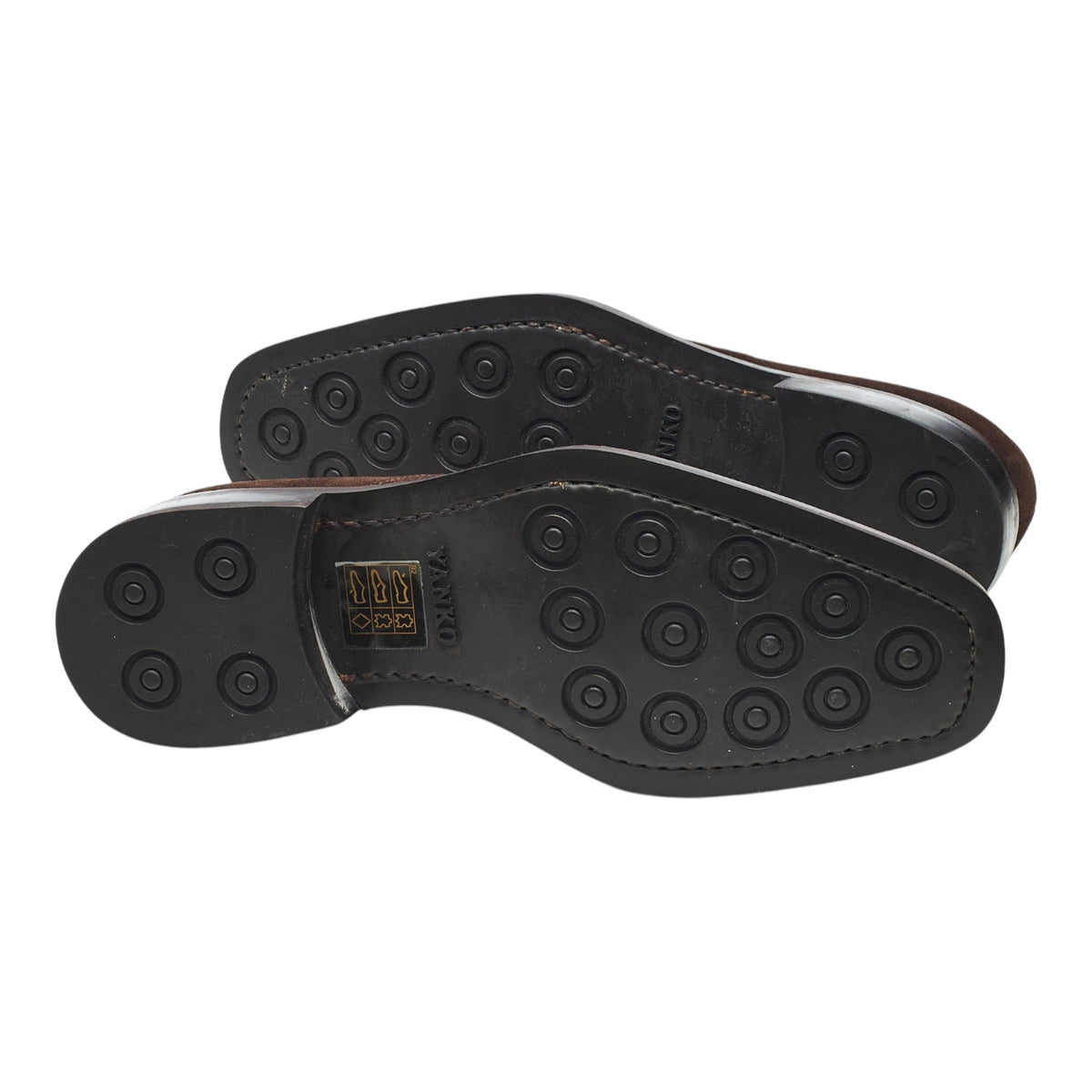 'Seville' Dark Brown Suede Loafers UK 6.5