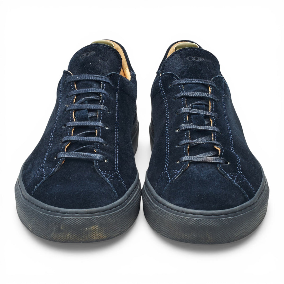 'Racquet Sr' Navy Blue Suede Sneakers UK 8 EU 42