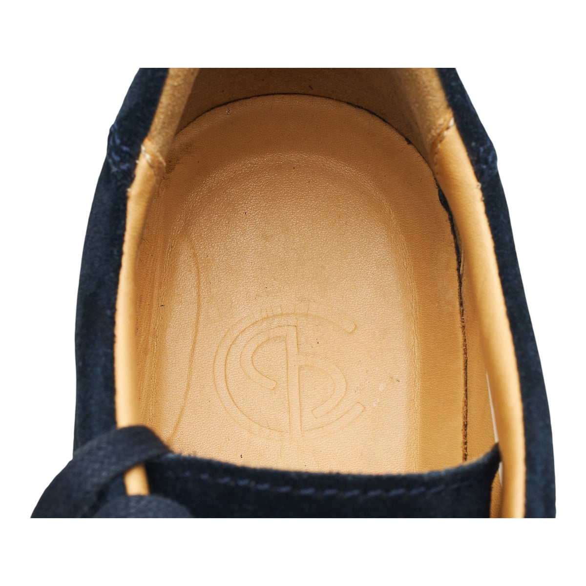 'Racquet Sr' Navy Blue Suede Sneakers UK 8 EU 42