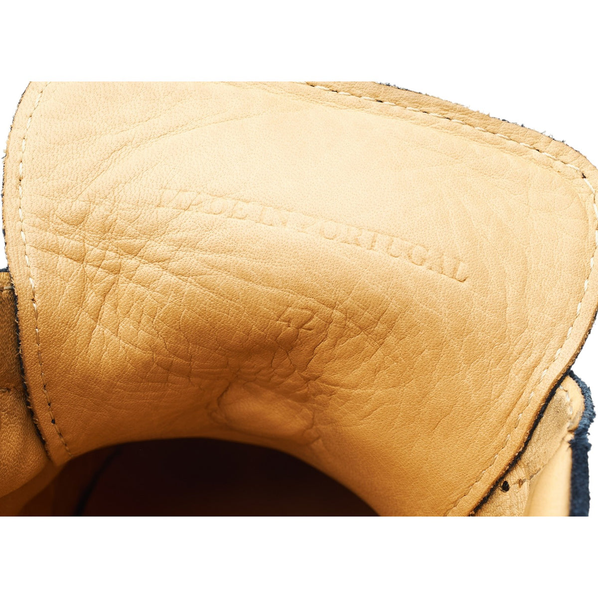 'Racquet Sr' Navy Blue Suede Sneakers UK 8 EU 42