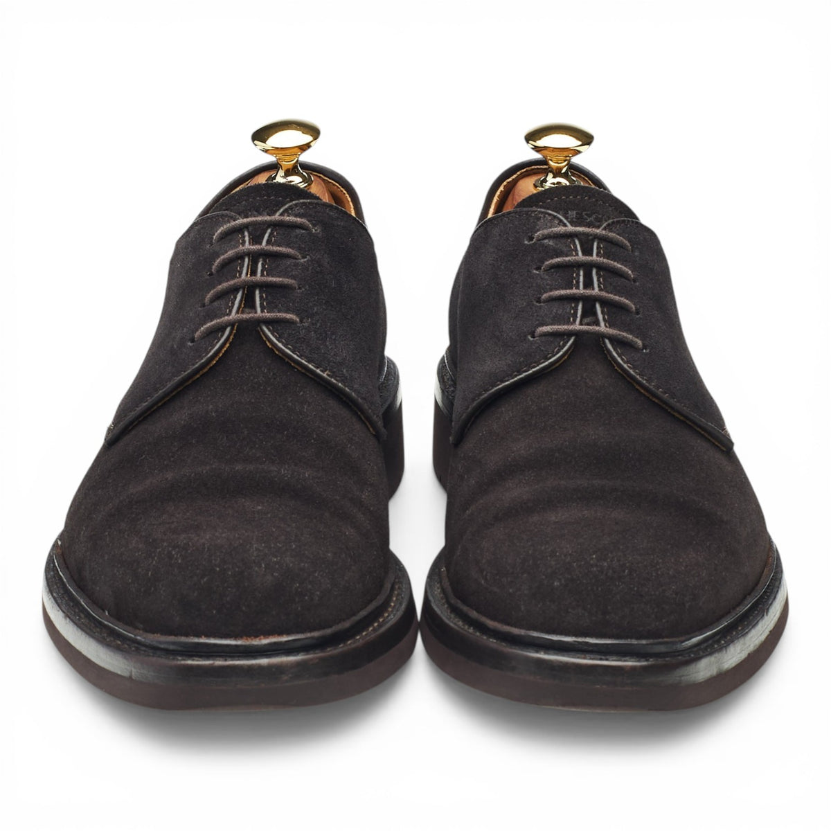'Fustet' Dark Brown Suede Derby UK 6.5