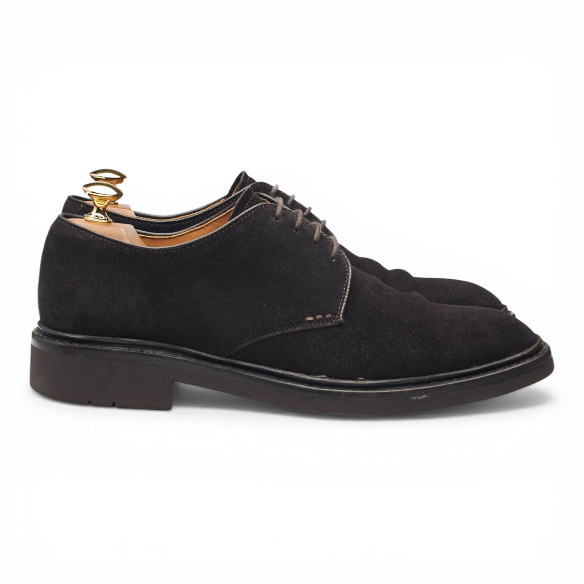 'Fustet' Dark Brown Suede Derby UK 6.5