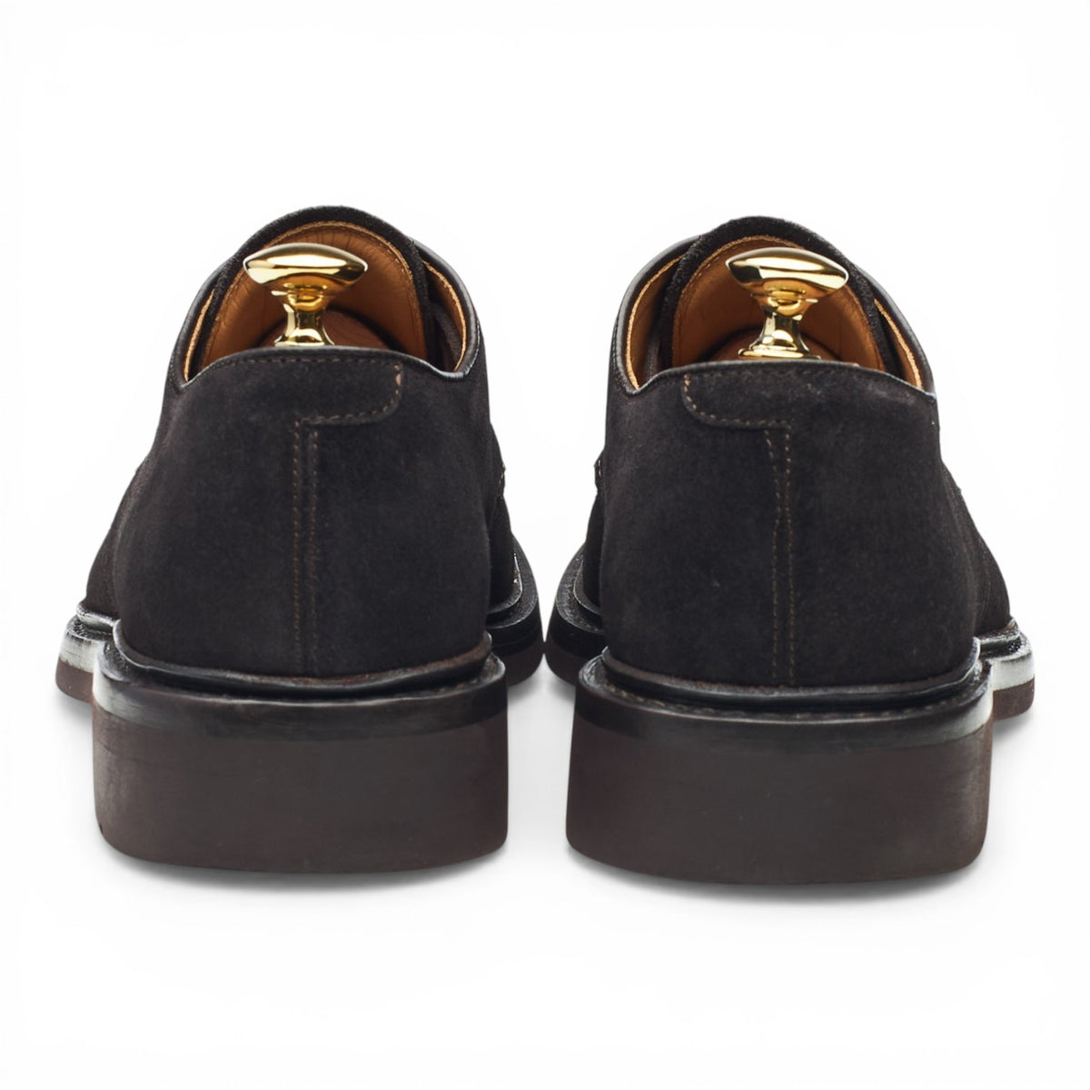 'Fustet' Dark Brown Suede Derby UK 6.5