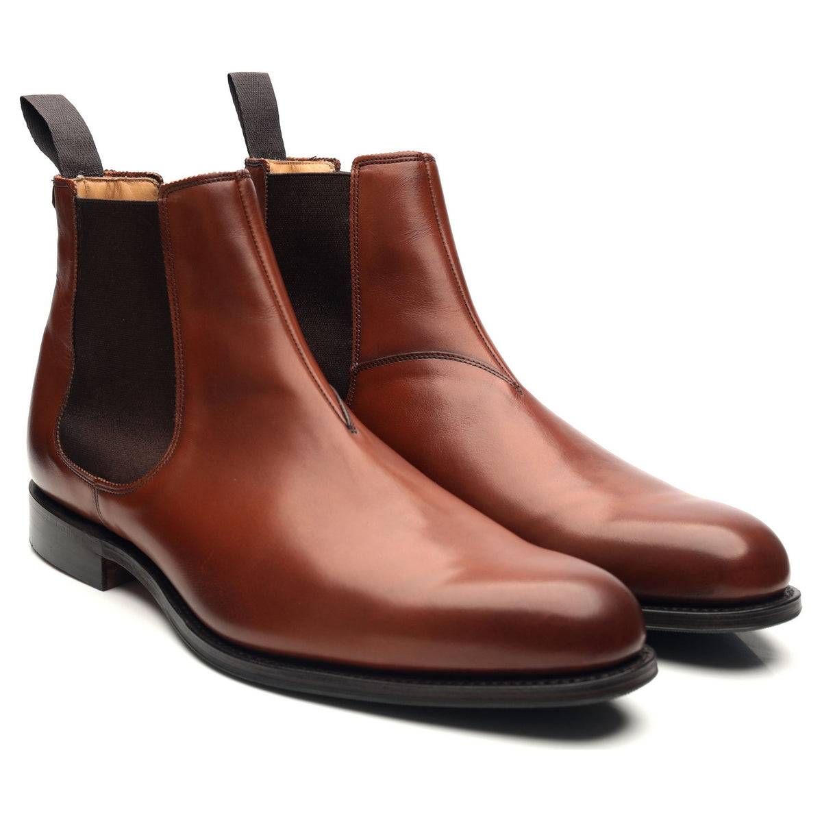 &#39;Windermere&#39; Tan Brown Leather Chelsea Boots UK 9.5 G