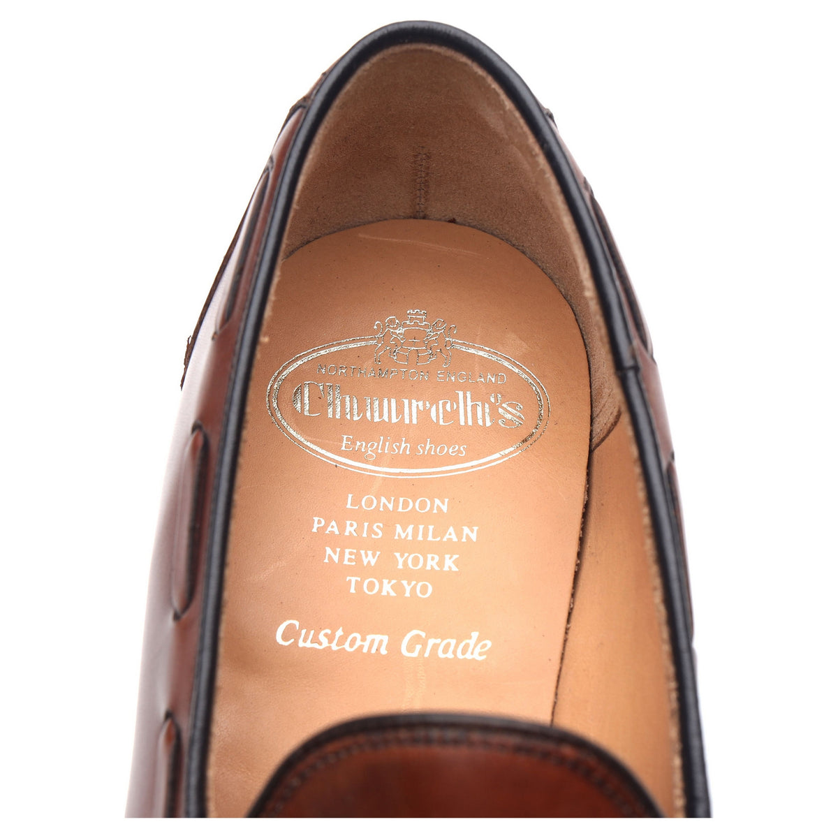&#39;Kingsley 2&#39; Tan Brown Leather Tassel Loafers UK 6 G