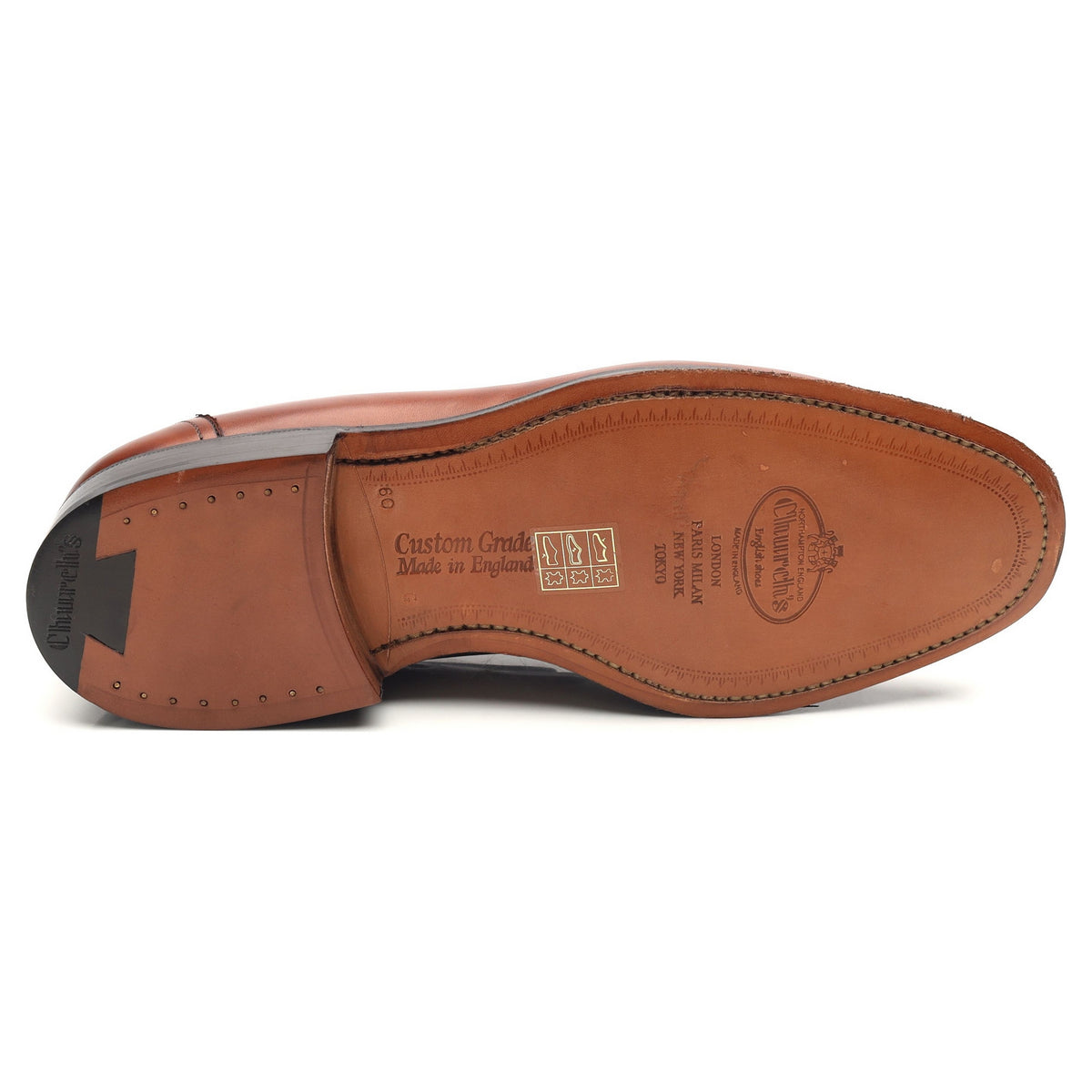 &#39;Kingsley 2&#39; Tan Brown Leather Tassel Loafers UK 6 G