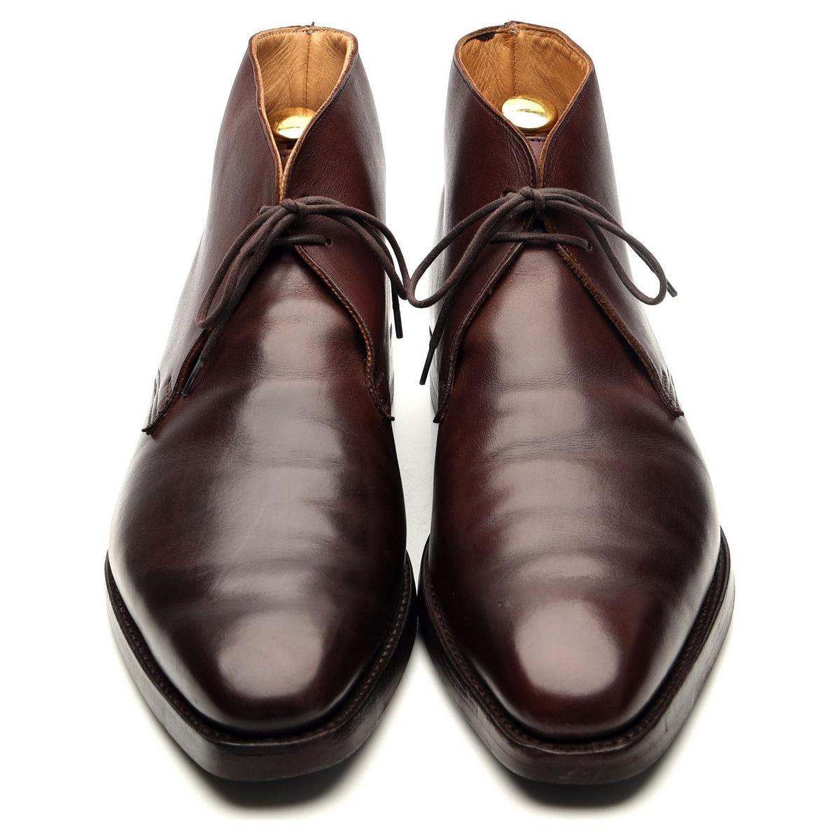 &#39;Tetbury&#39; Dark Brown Leather Chukka Boots UK 9 E