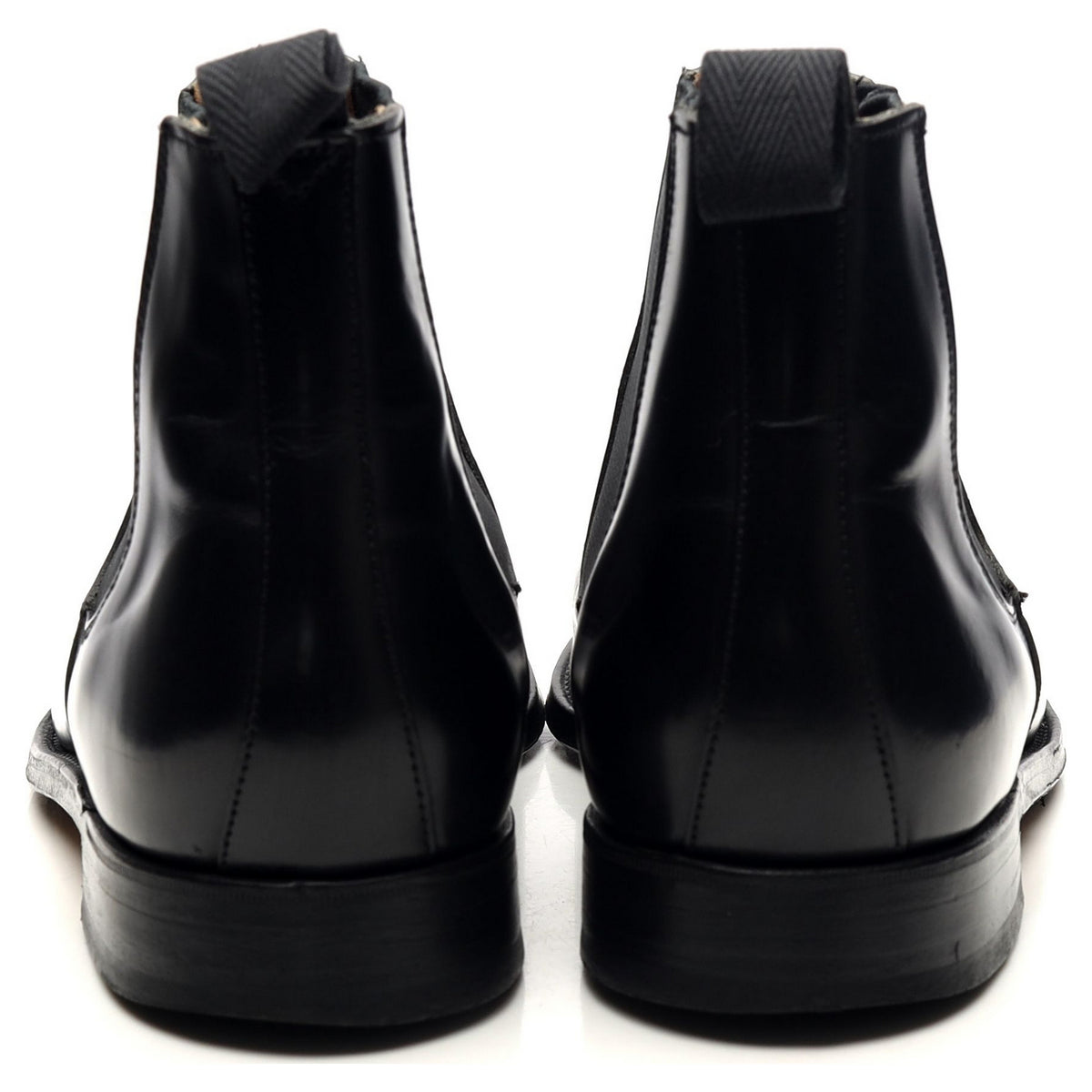 &#39;Eton&#39; Black Leather Chelsea Boots UK 8.5 FX
