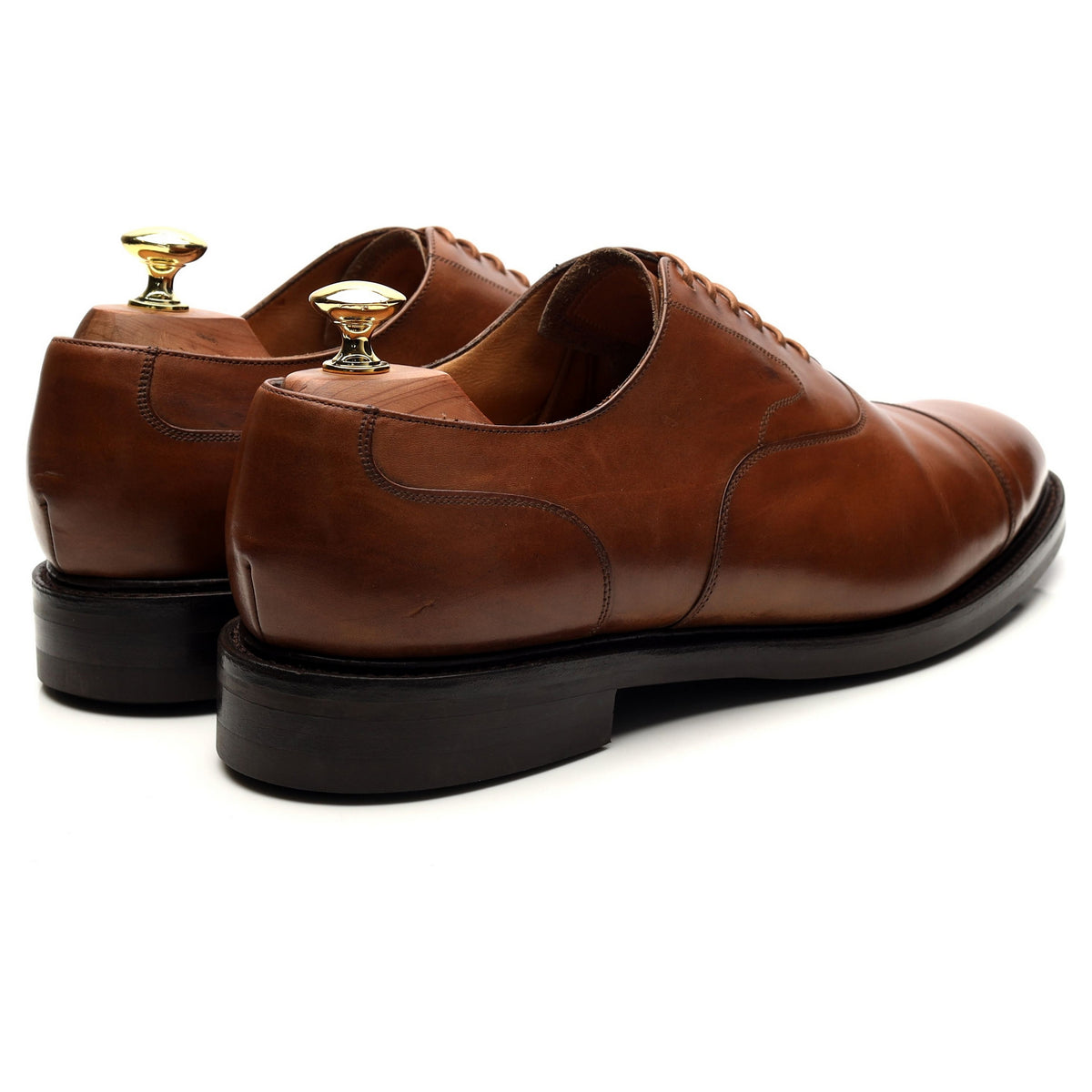 &#39;Lancaster&#39; Brown Leather Oxford UK 8.5 G