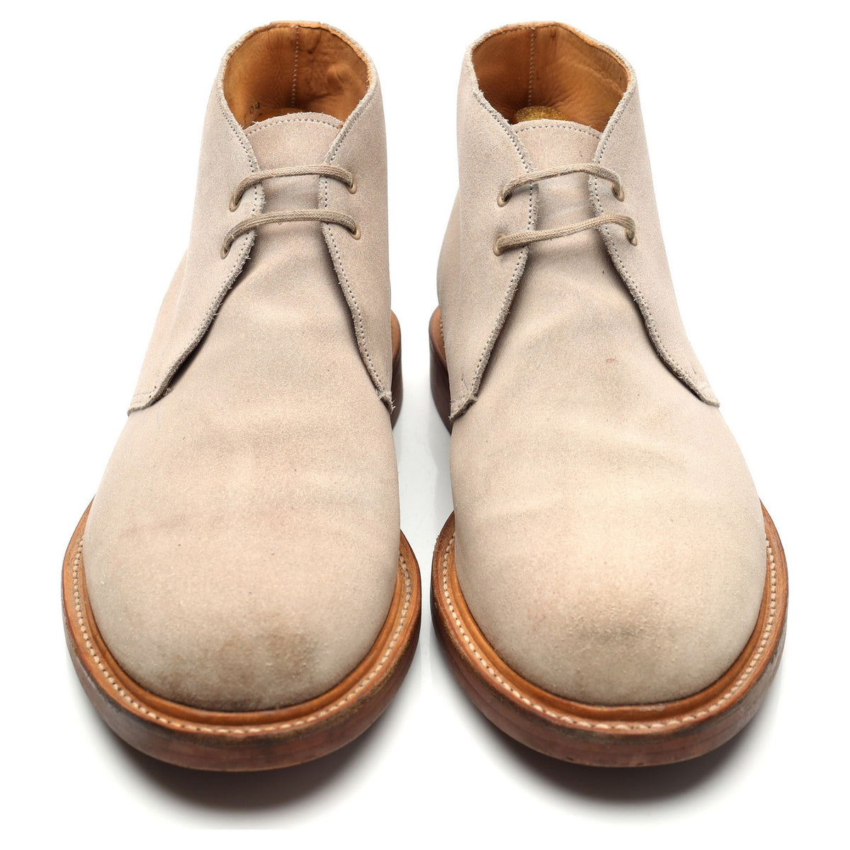 &#39;Berwick&#39; Beige Suede Chukka Boots UK 9.5 F