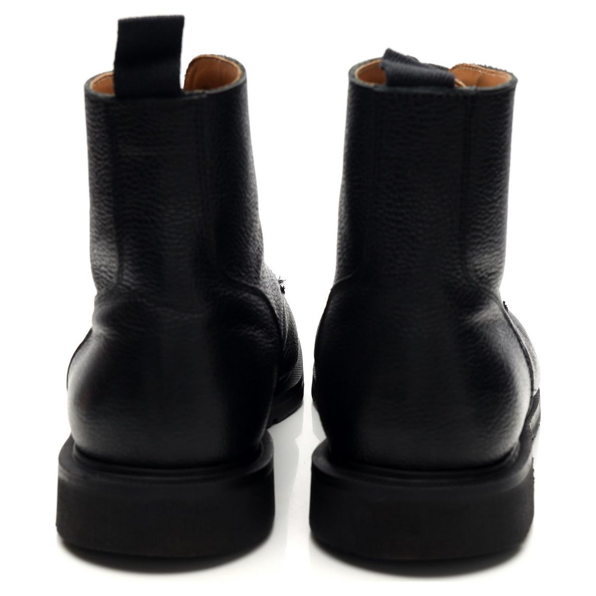 Solovair &#39;Brackley&#39; Black Grain Leather Boots UK 8.5