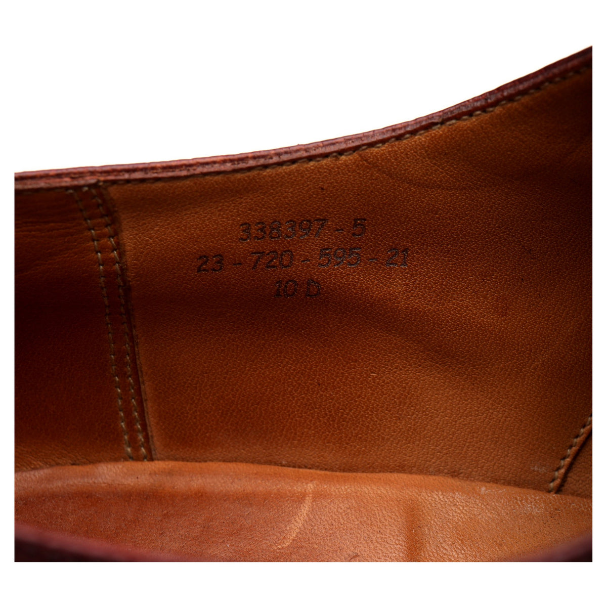 Burgundy Grain Leather Split Toe Derby 10 D UK 10.5