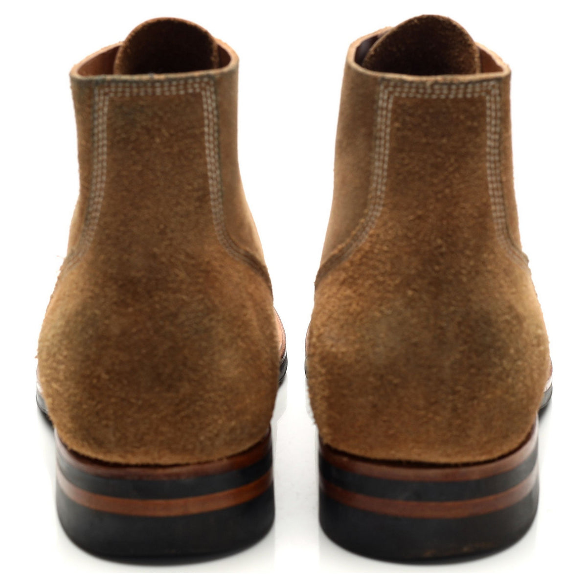 Beige Suede Boondocker Boots UK 9