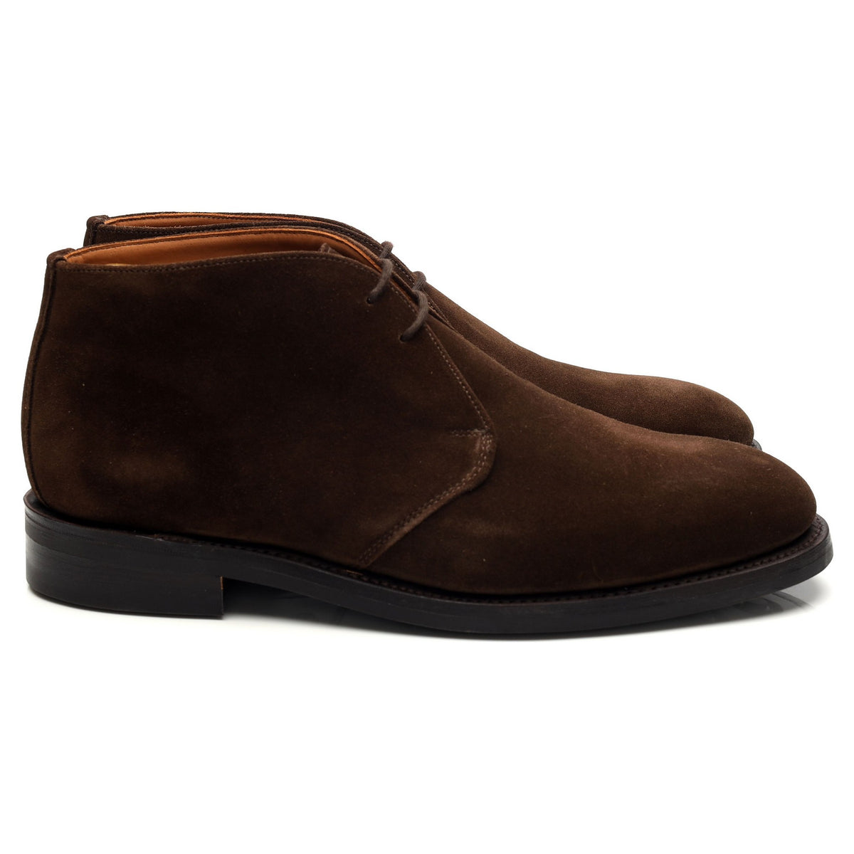 &#39;Chesham&#39; Brown Suede Chukka Boots UK 8