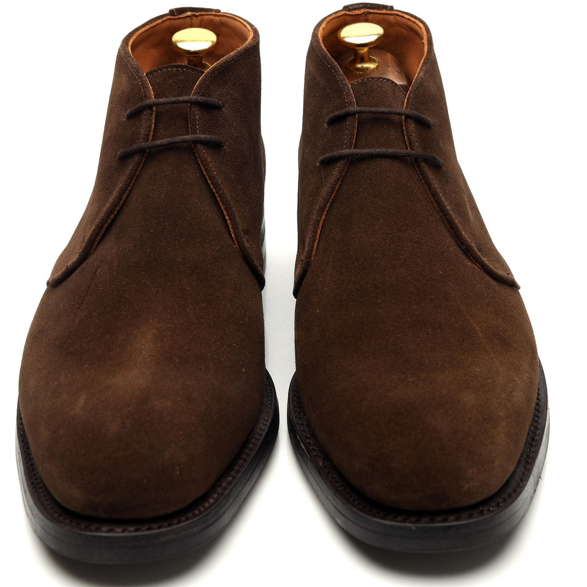 &#39;Chesham&#39; Brown Suede Chukka Boots UK 8