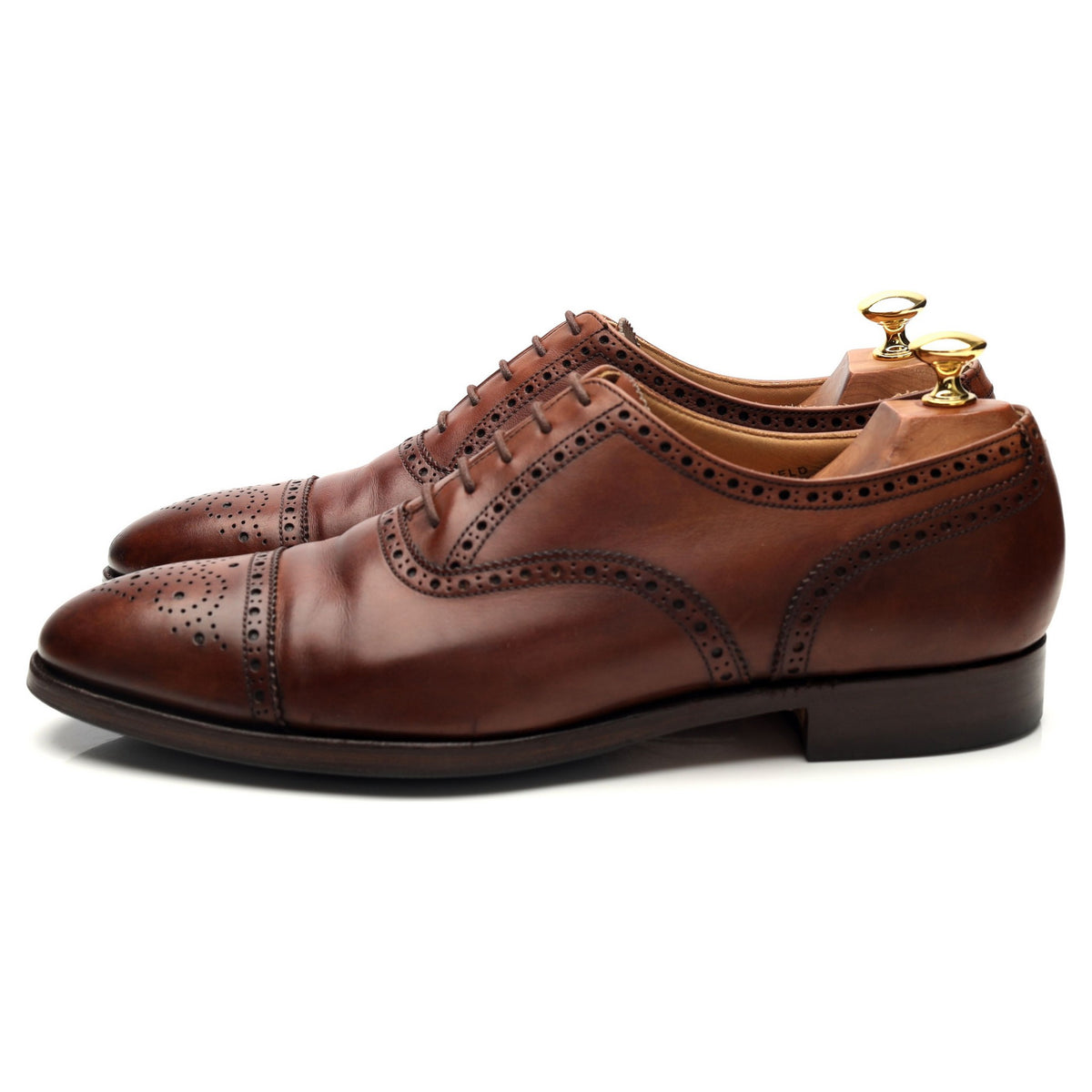&#39;Westfield&#39; Brown Leather Oxford Brogues UK 9.5 E