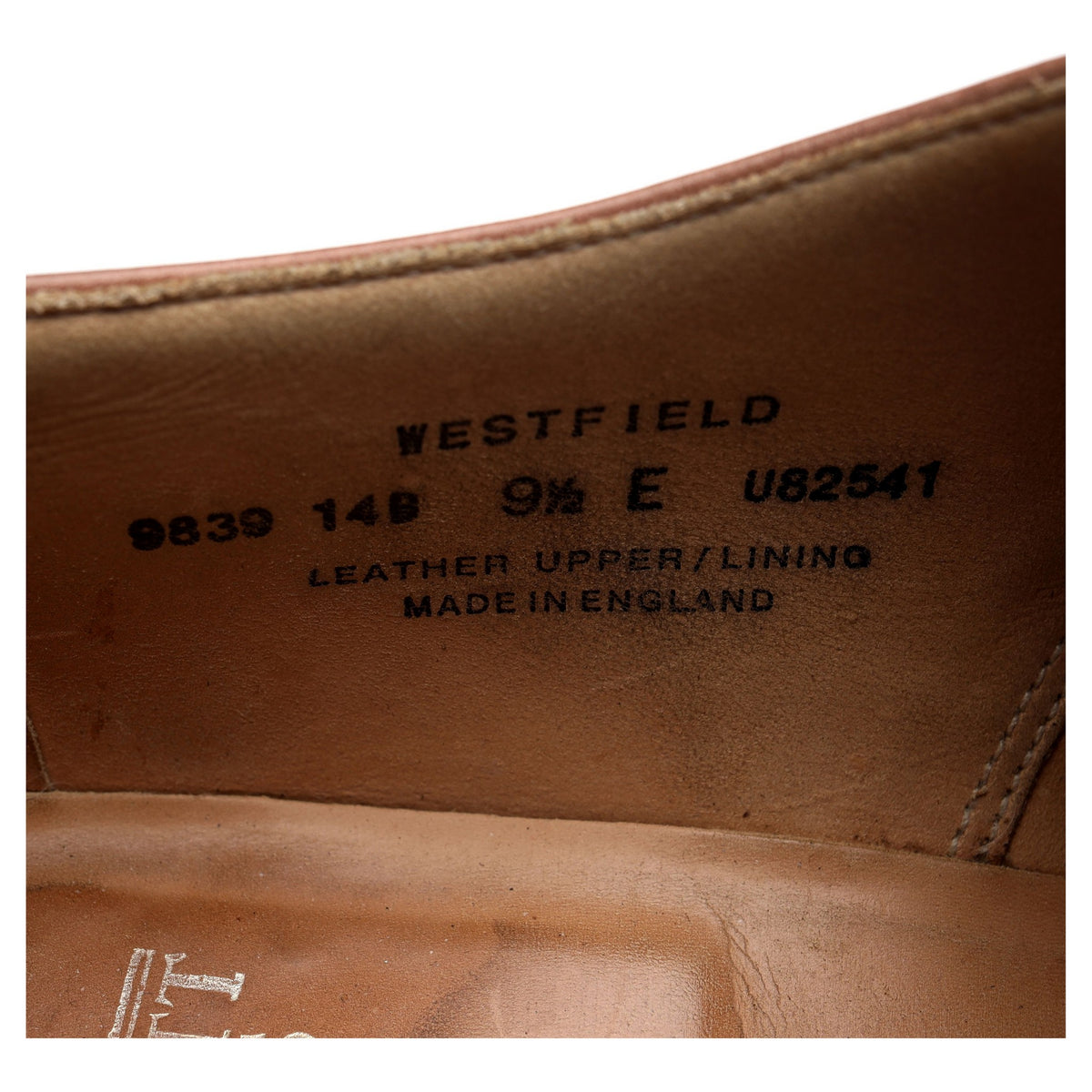 &#39;Westfield&#39; Brown Leather Oxford Brogues UK 9.5 E