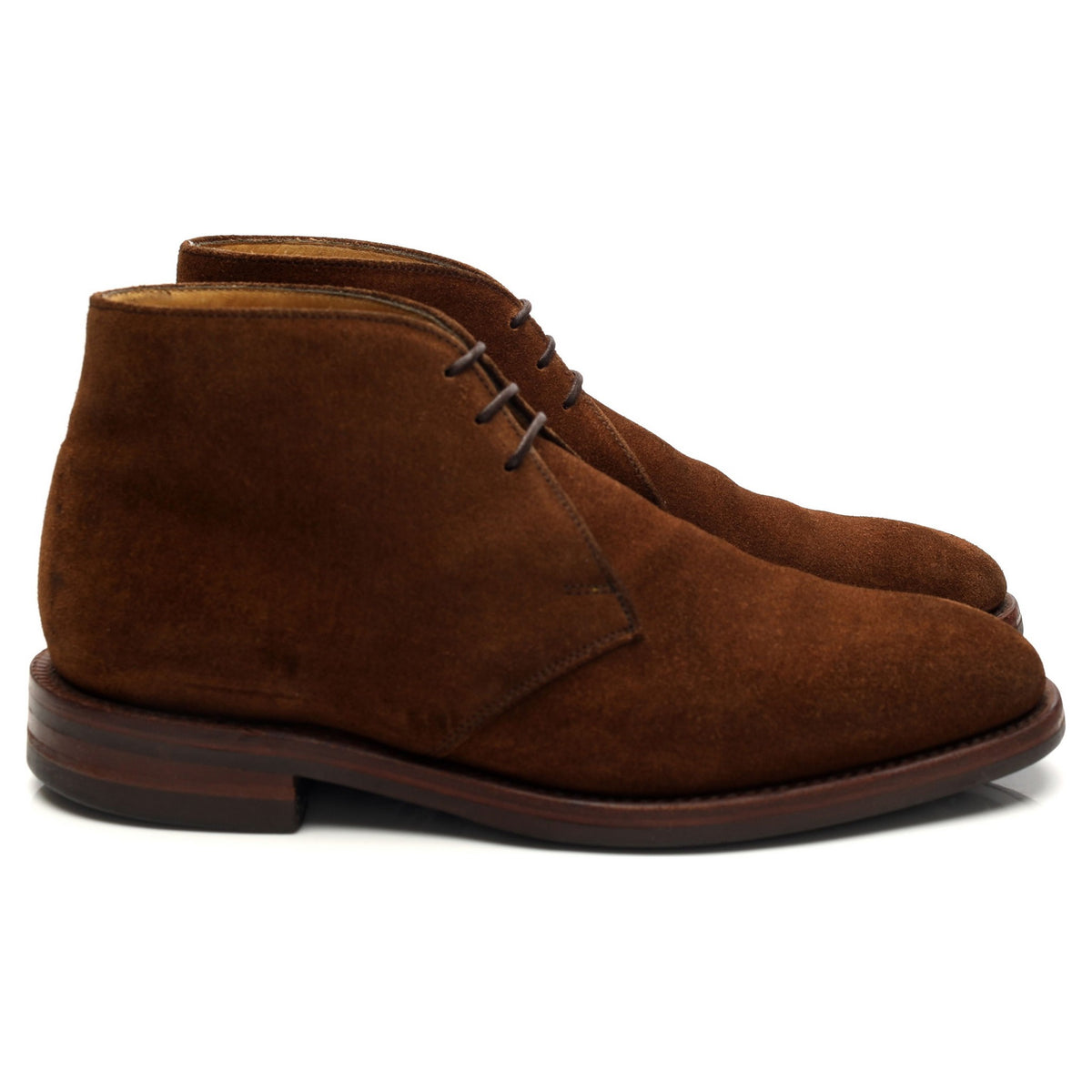&#39;Kempton&#39; Brown Suede Chukka Boots UK 7 F
