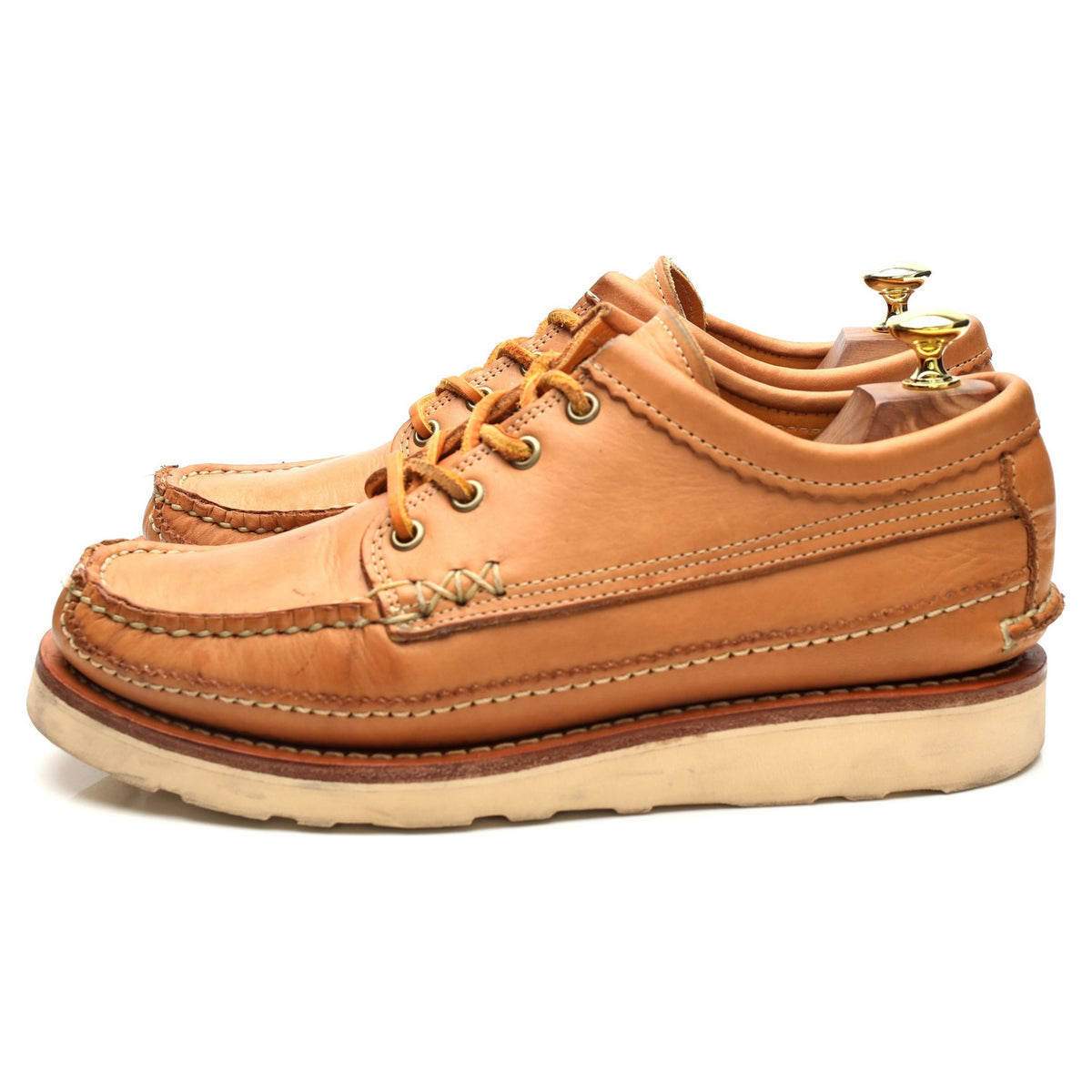 &#39;Maine Guide&#39; Tan Brown Leather Derby UK 7 US 8 E