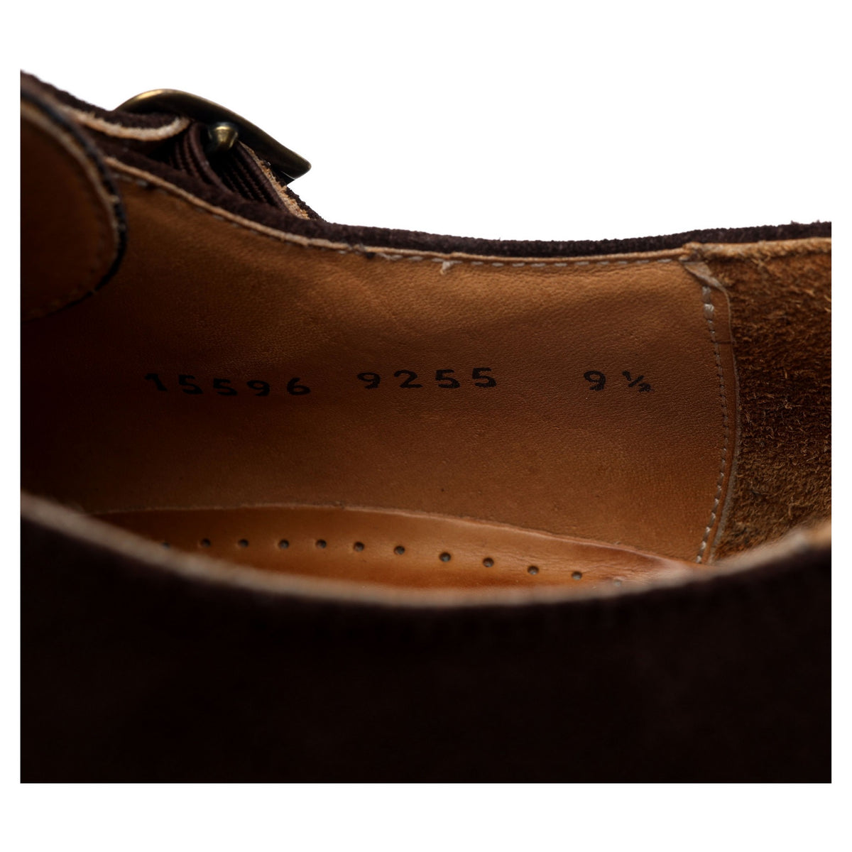 Herring &#39;Shakespeare II&#39; Dark Brown Suede Double Monk Strap UK 9.5 F