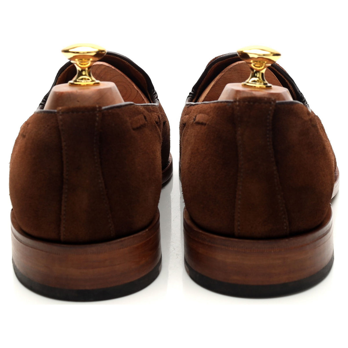&#39;Finchley&#39; Brown Suede Tassel Loafers UK 10.5 F