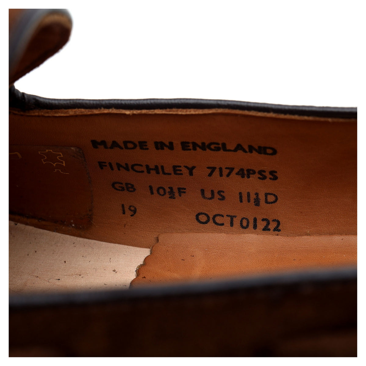 &#39;Finchley&#39; Brown Suede Tassel Loafers UK 10.5 F