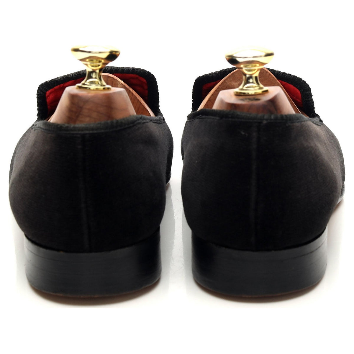 Black Velvet Slippers UK 6.5