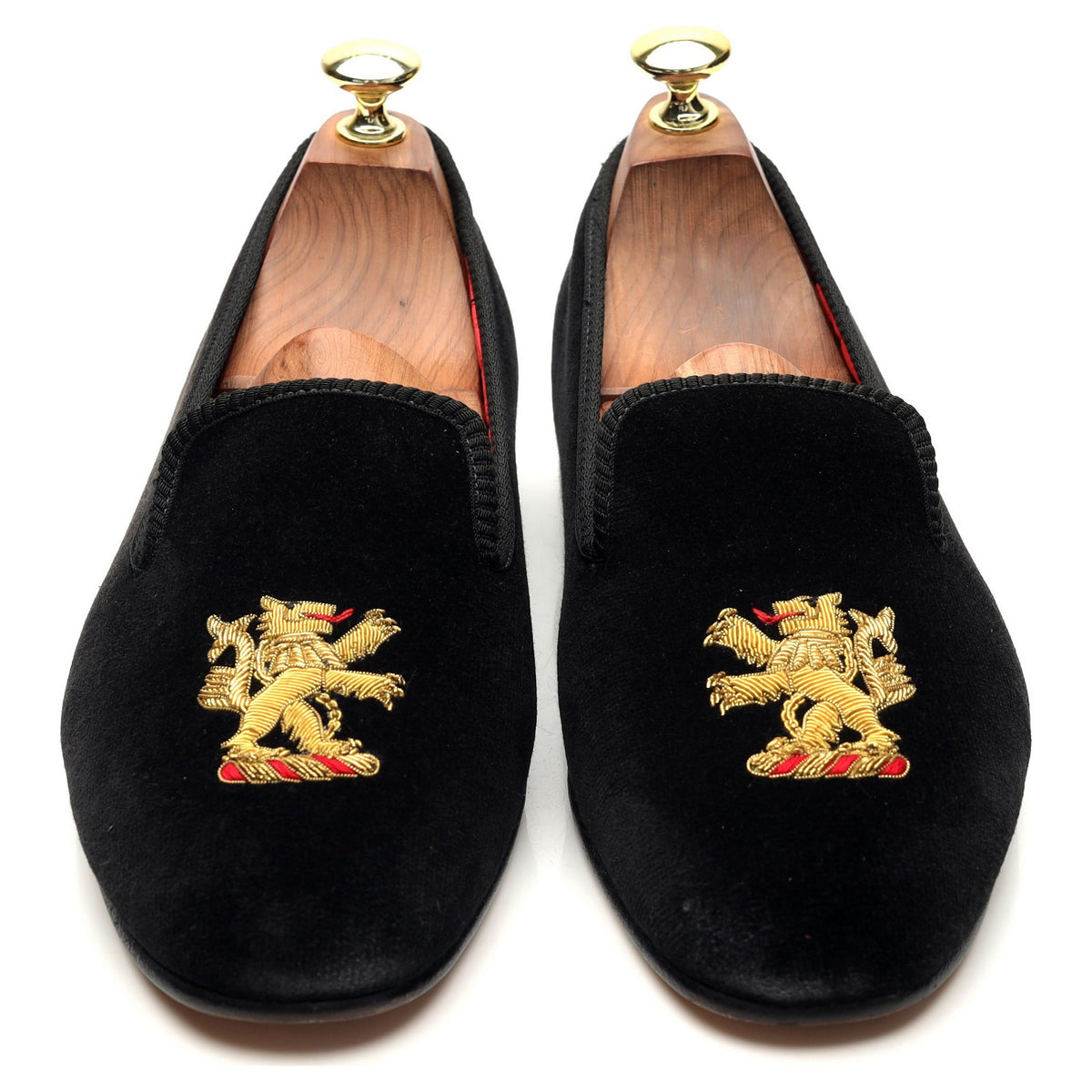Black Velvet Slippers UK 6.5