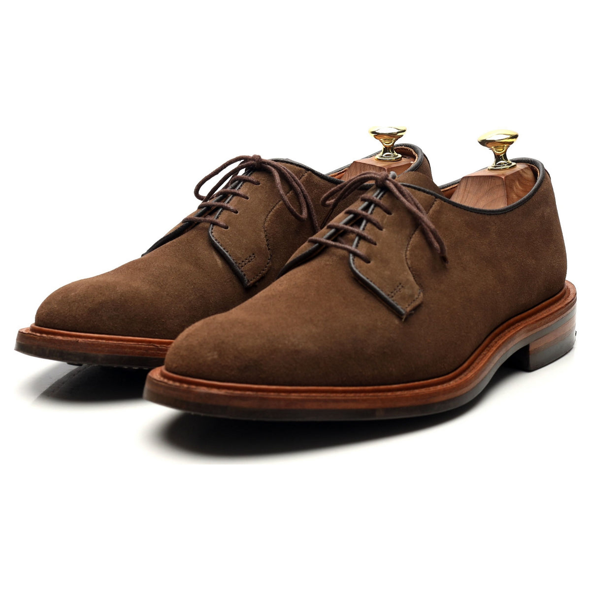 &#39;Robert&#39; Brown Suede Derby UK 7.5