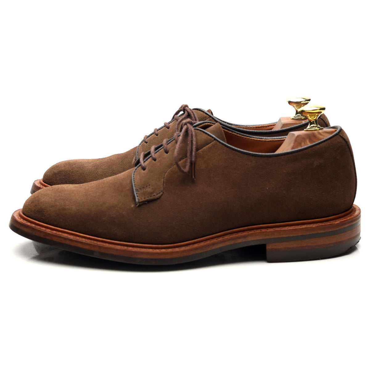 &#39;Robert&#39; Brown Suede Derby UK 7.5