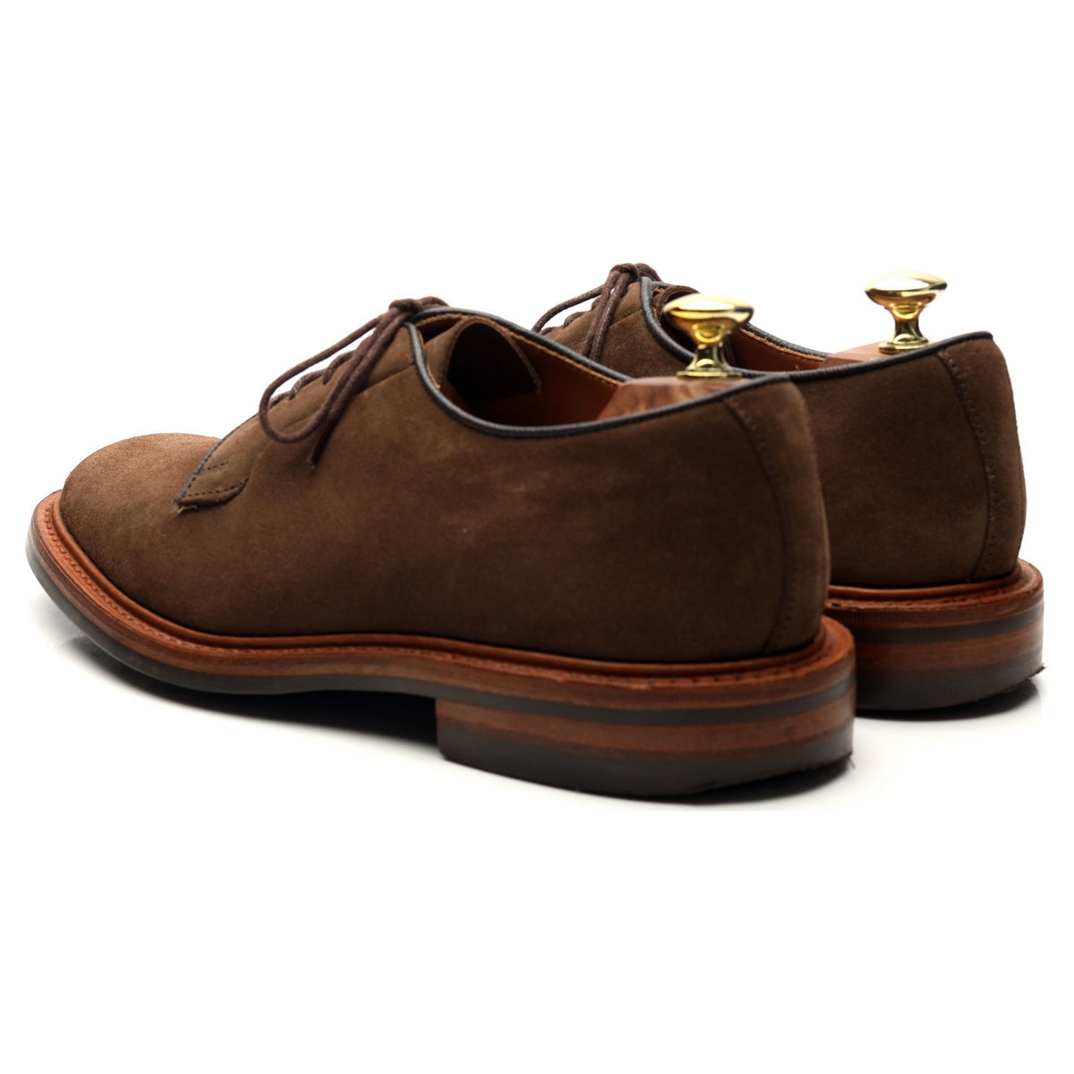 &#39;Robert&#39; Brown Suede Derby UK 7.5