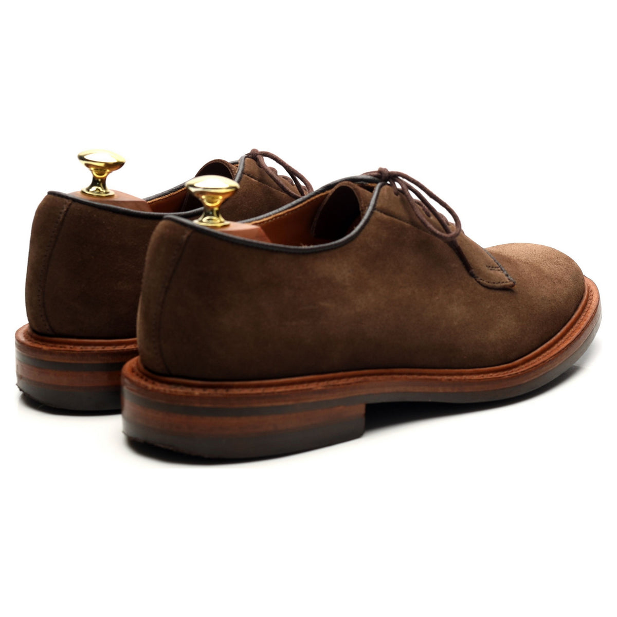 &#39;Robert&#39; Brown Suede Derby UK 7.5