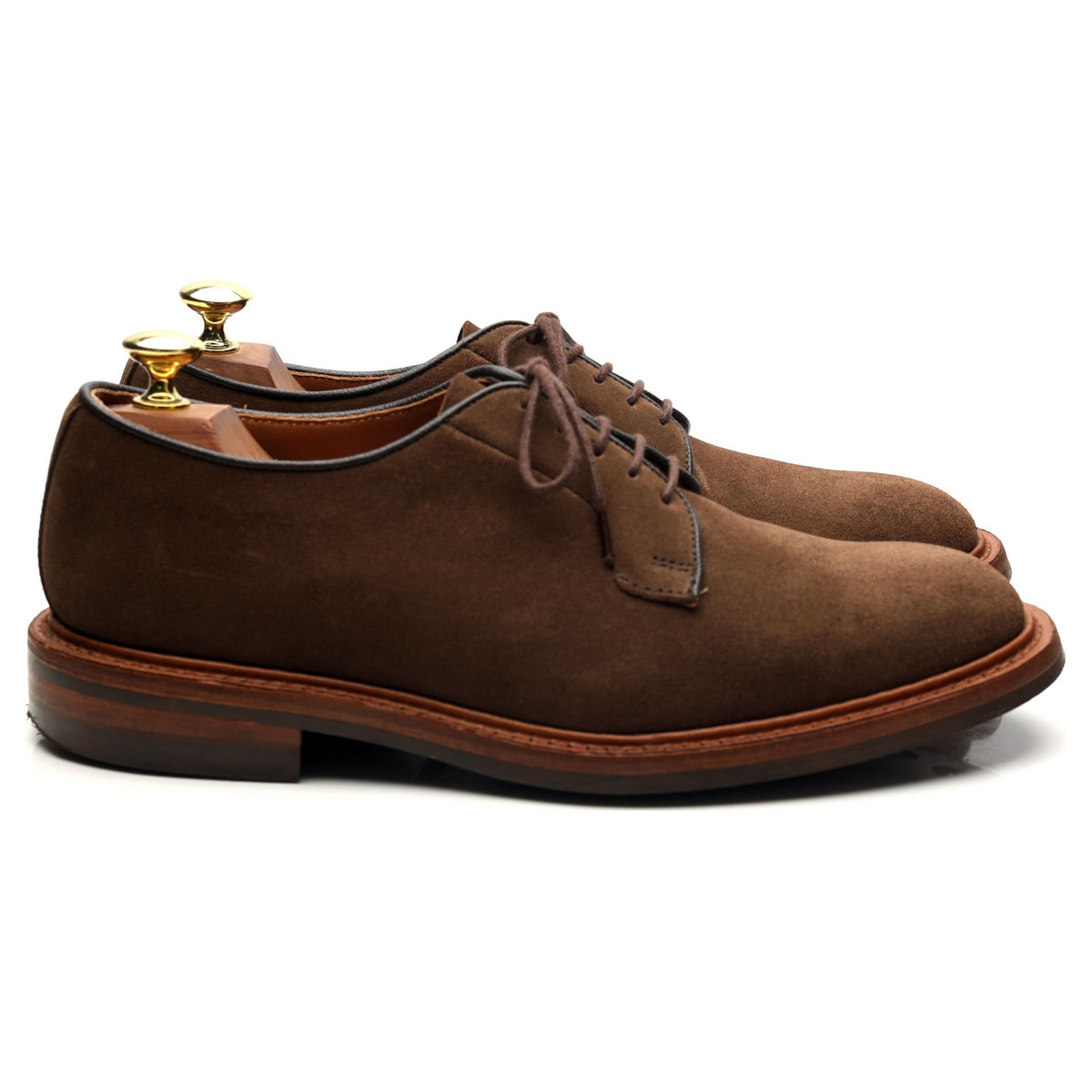 &#39;Robert&#39; Brown Suede Derby UK 7.5