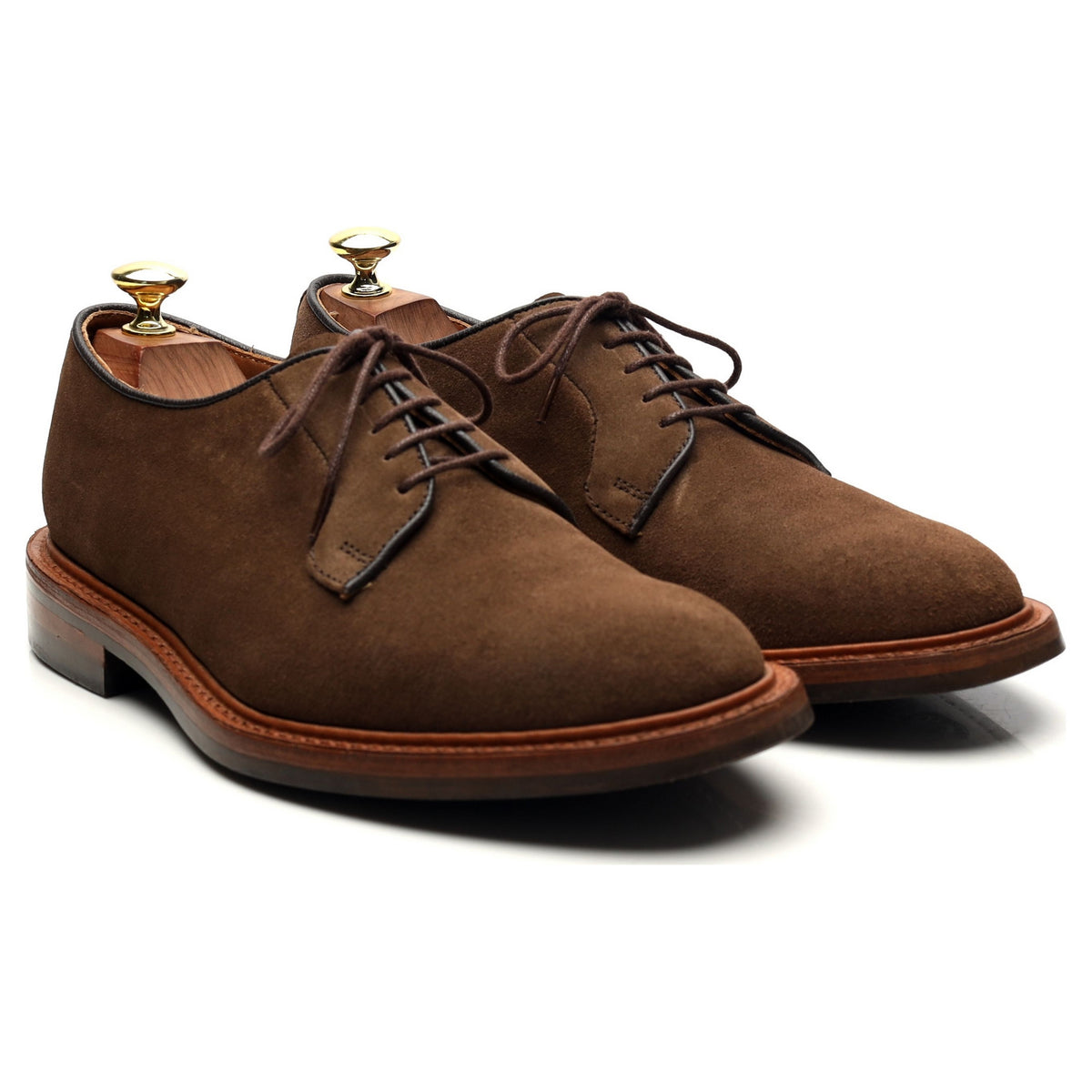 &#39;Robert&#39; Brown Suede Derby UK 7.5