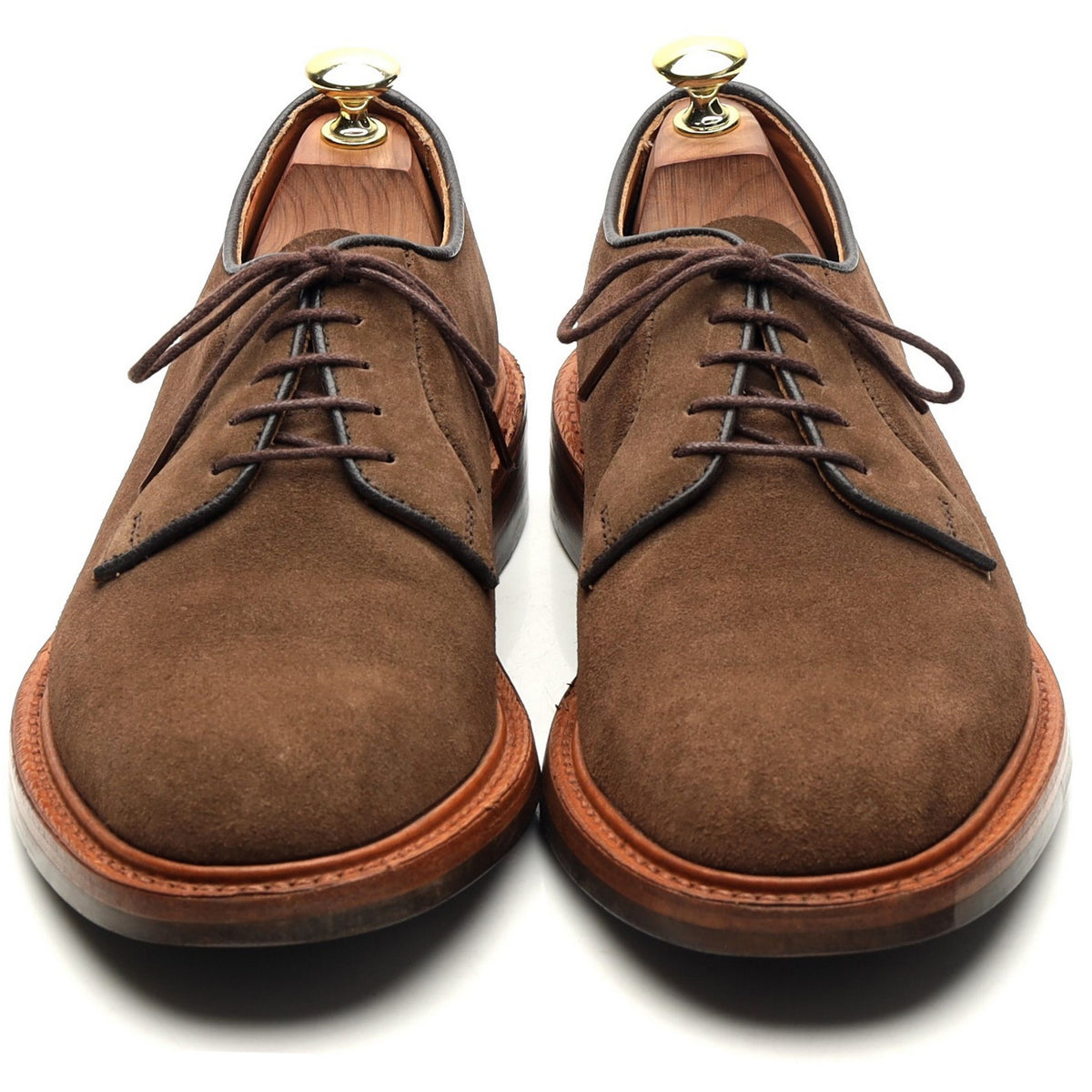 &#39;Robert&#39; Brown Suede Derby UK 7.5