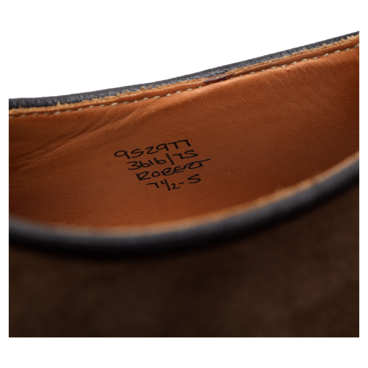 &#39;Robert&#39; Brown Suede Derby UK 7.5