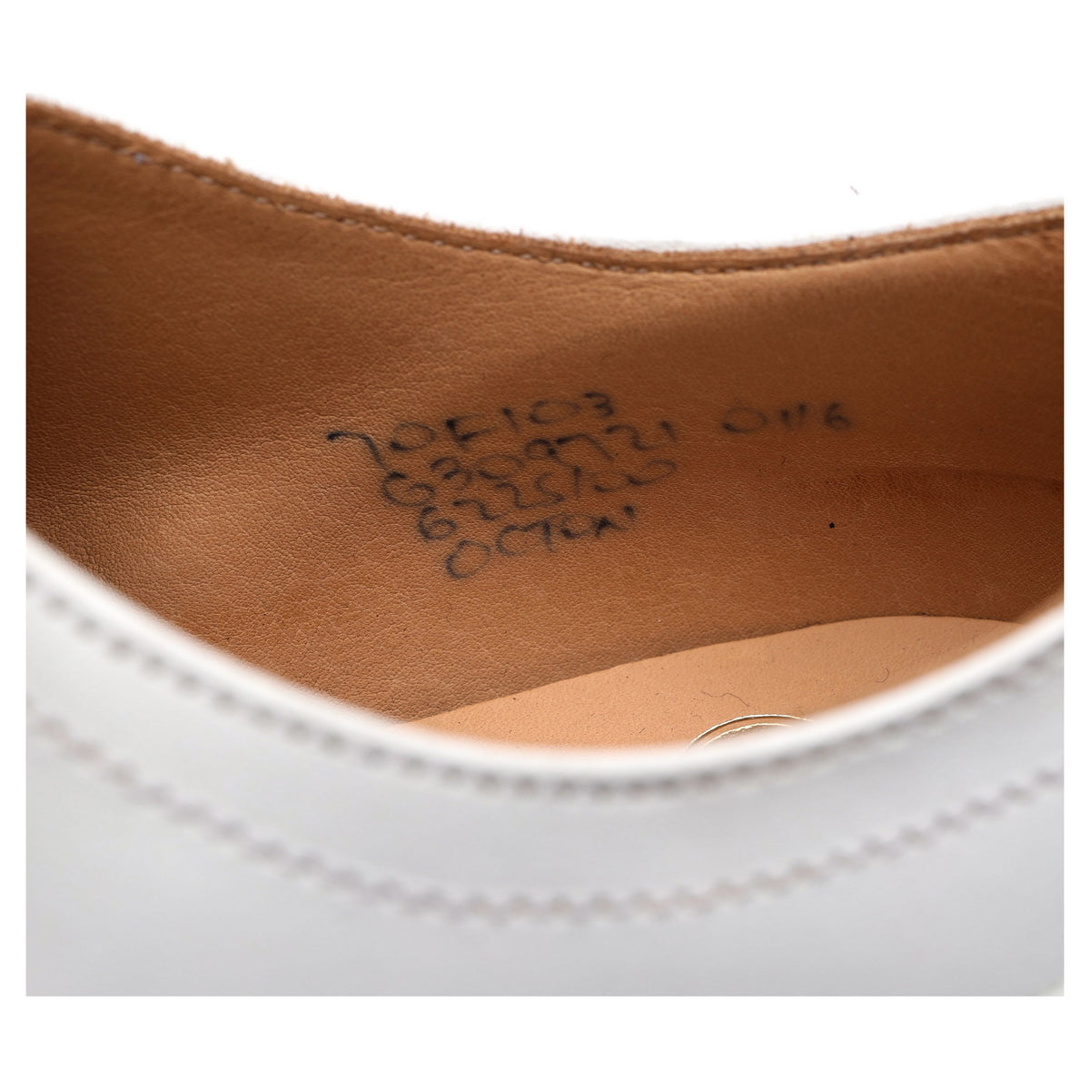 &#39;Octon&#39; White Leather Derby UK 7 F