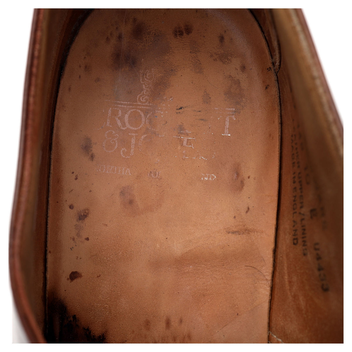 &#39;Edgware&#39; Brown Leather Oxford UK 10 E