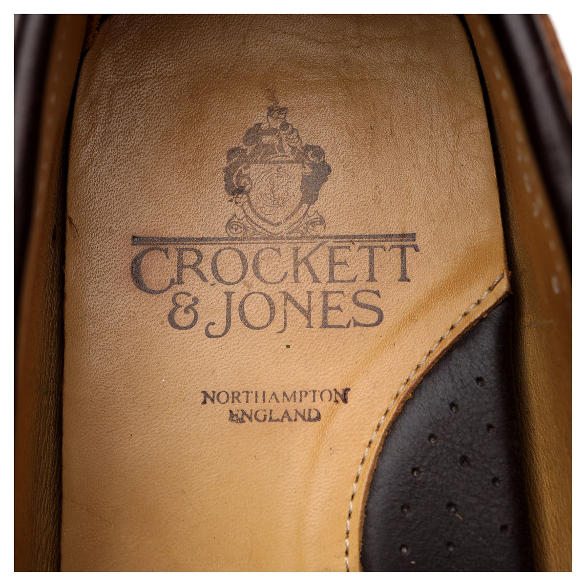 Dark Brown Leather Driving Loafer UK 8