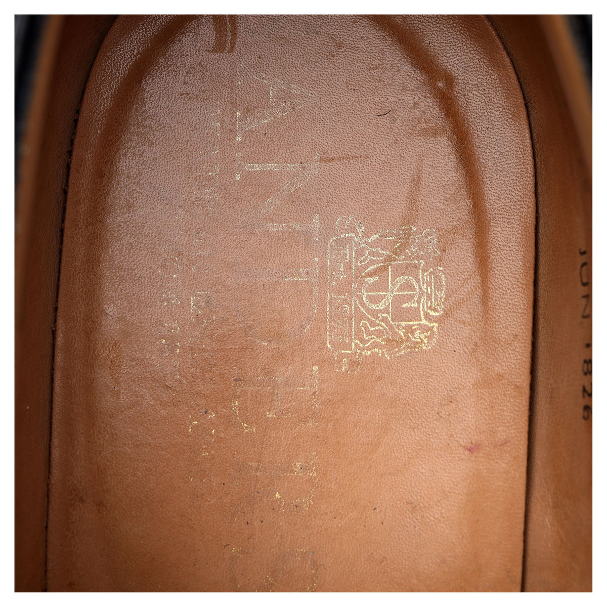 &#39;Salisbury&#39; Black Leather Derby Brogues UK 11 F