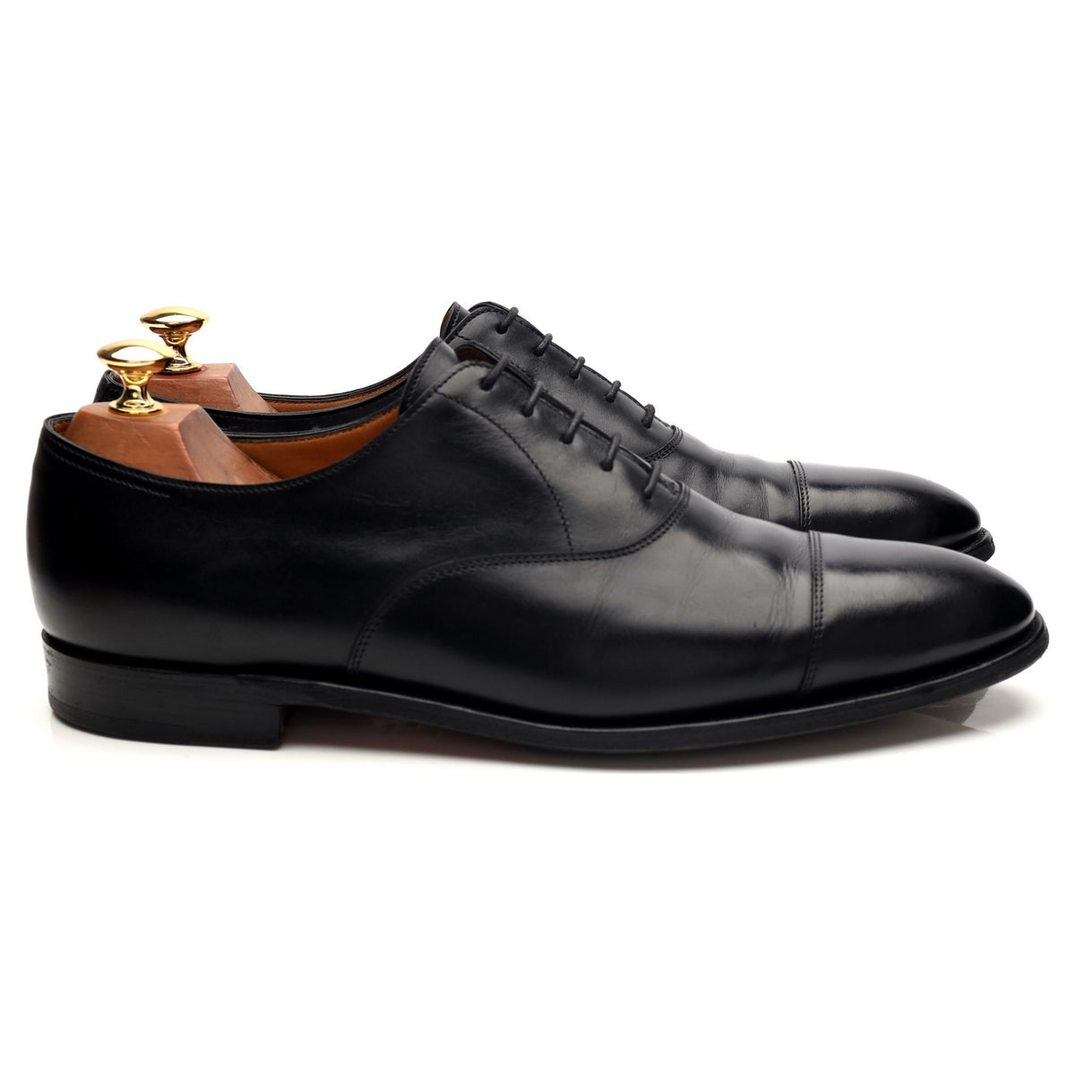 &#39;City II&#39; Black Leather Oxford UK 9 E