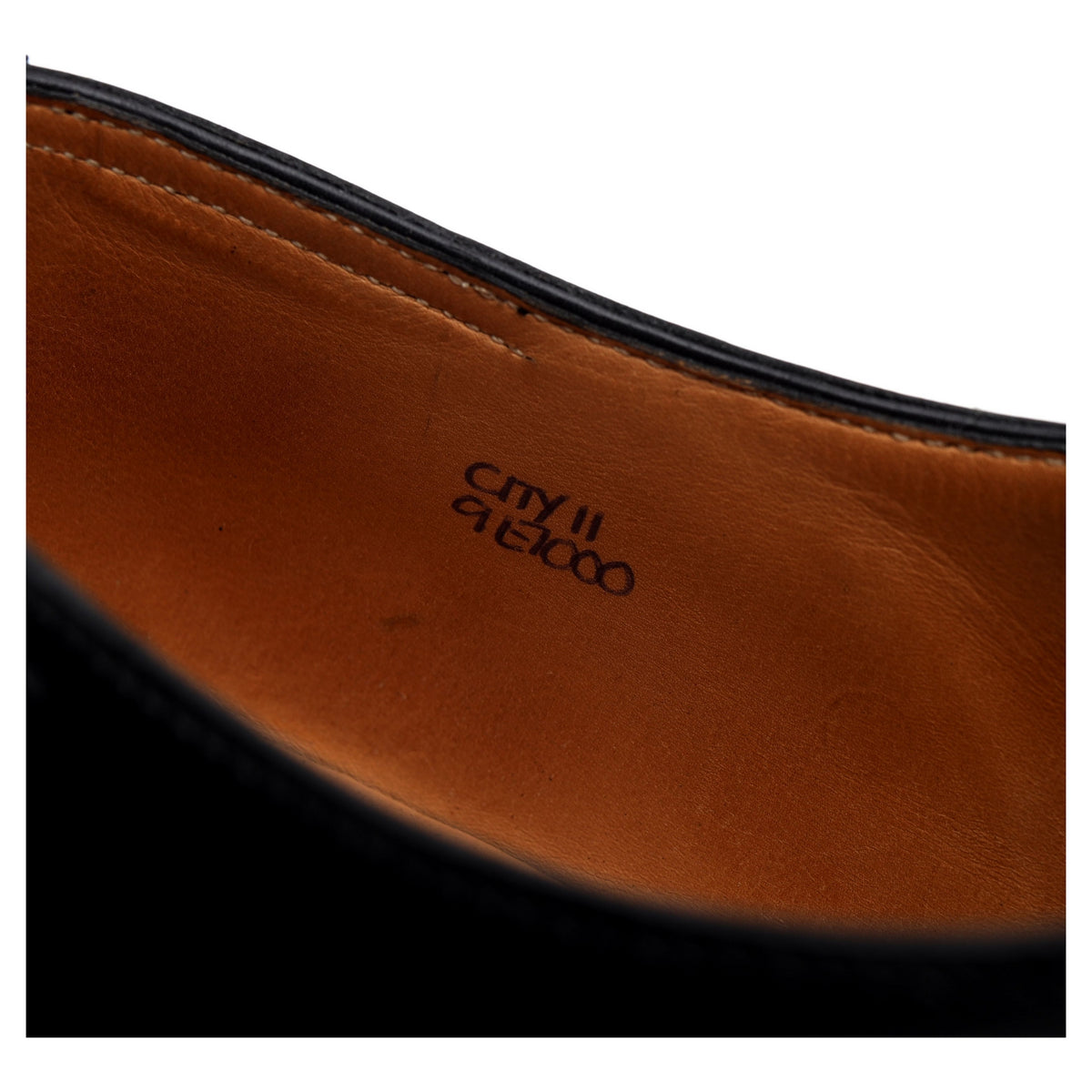 &#39;City II&#39; Black Leather Oxford UK 9 E