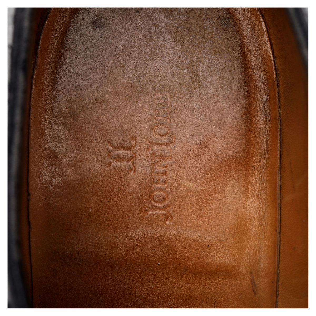 &#39;William&#39; Black Grain Leather Double Monk Strap UK 9 D