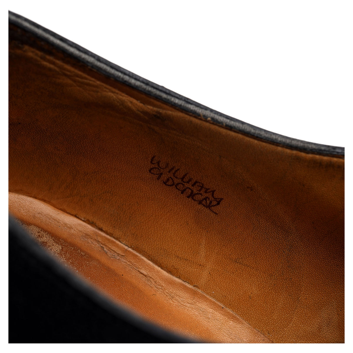 &#39;William&#39; Black Grain Leather Double Monk Strap UK 9 D