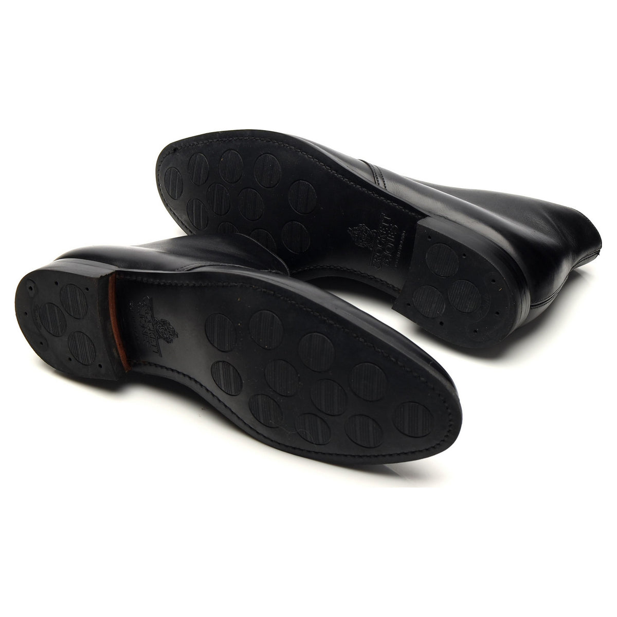 &#39;Upton&#39; Black Leather Chukka Boots UK 9 E
