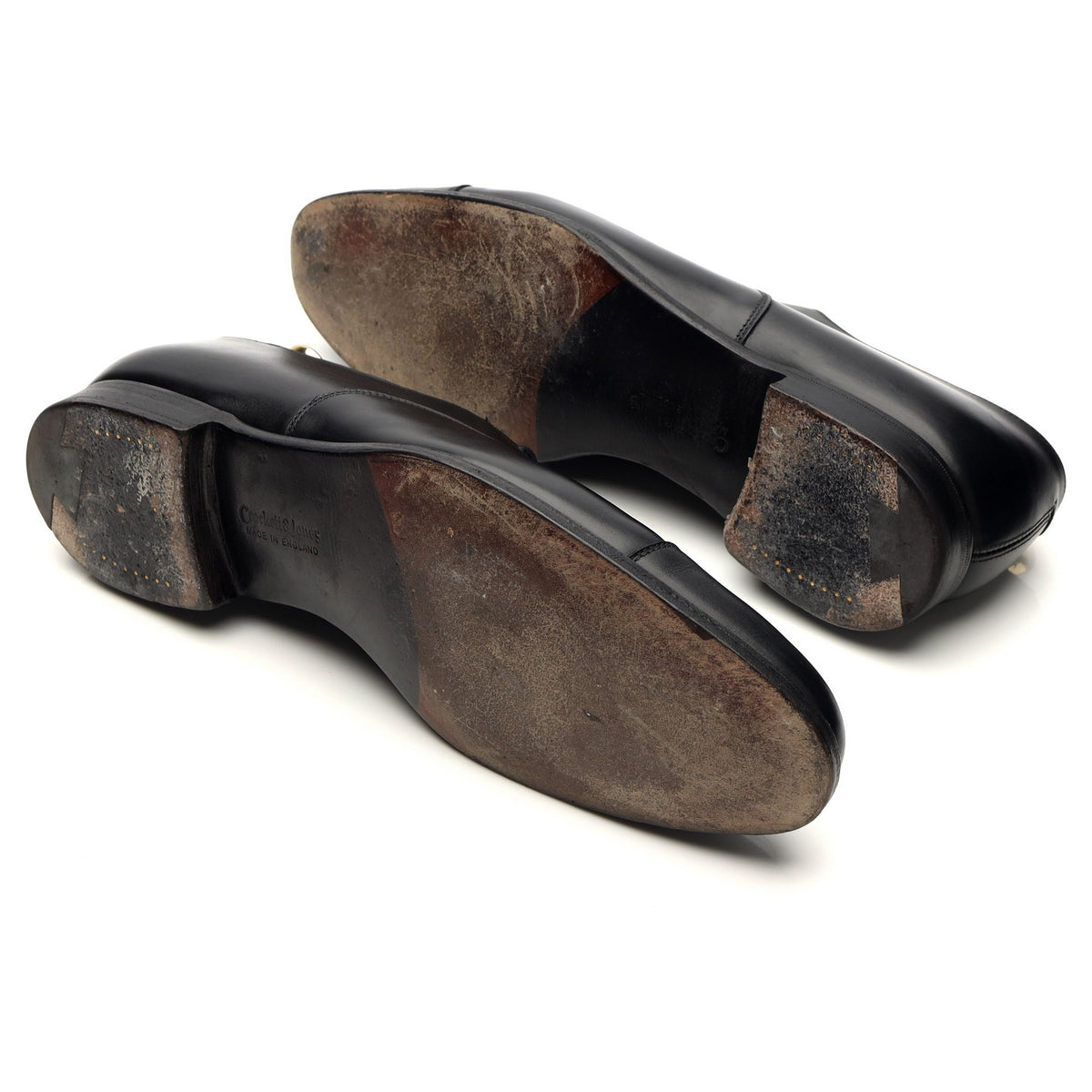 &#39;Lonsdale&#39; Black Leather Oxford UK 9 E