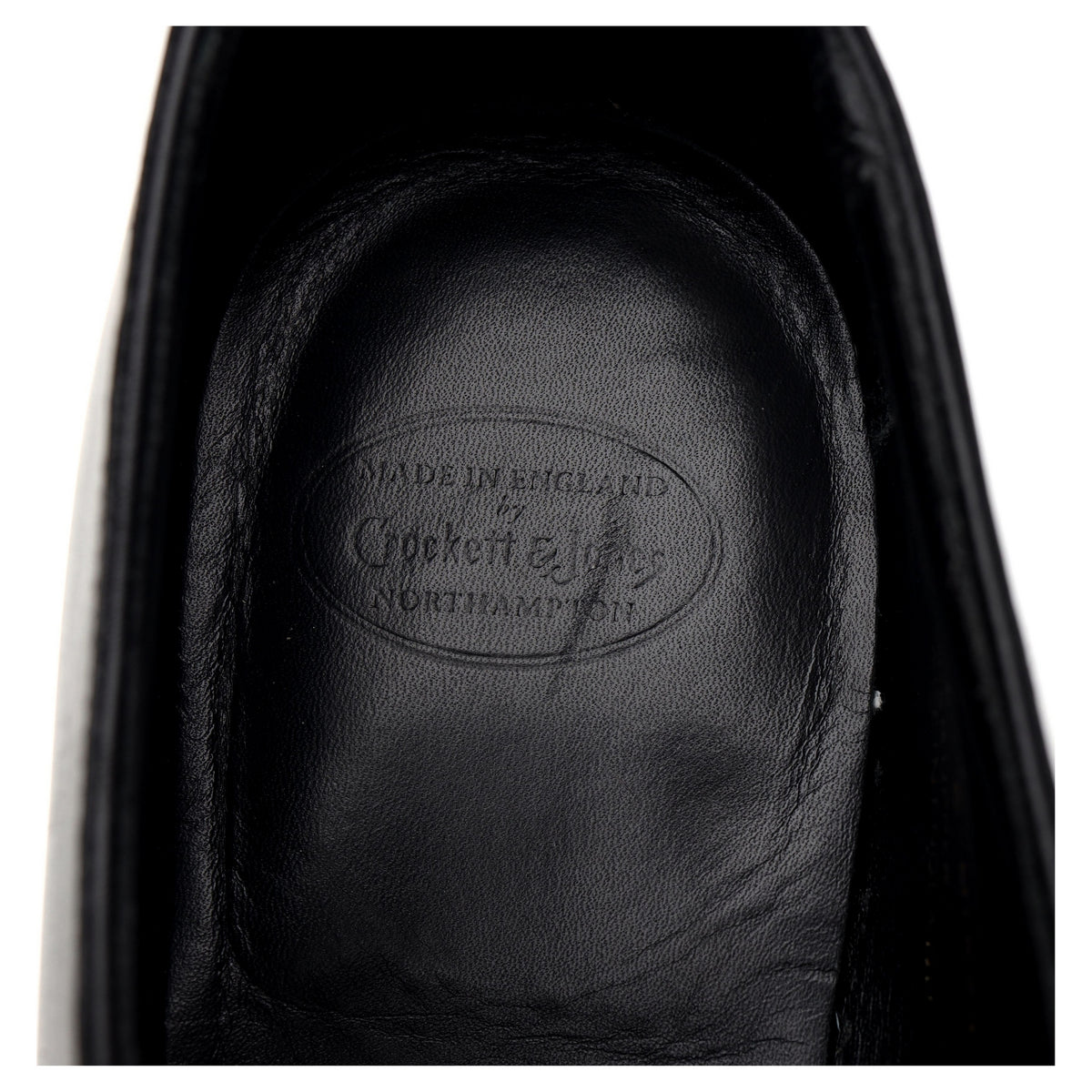 &#39;Lonsdale&#39; Black Leather Oxford UK 9 E