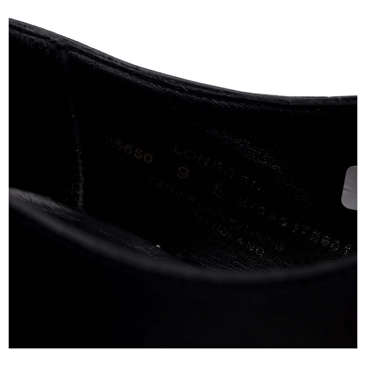 &#39;Lonsdale&#39; Black Leather Oxford UK 9 E