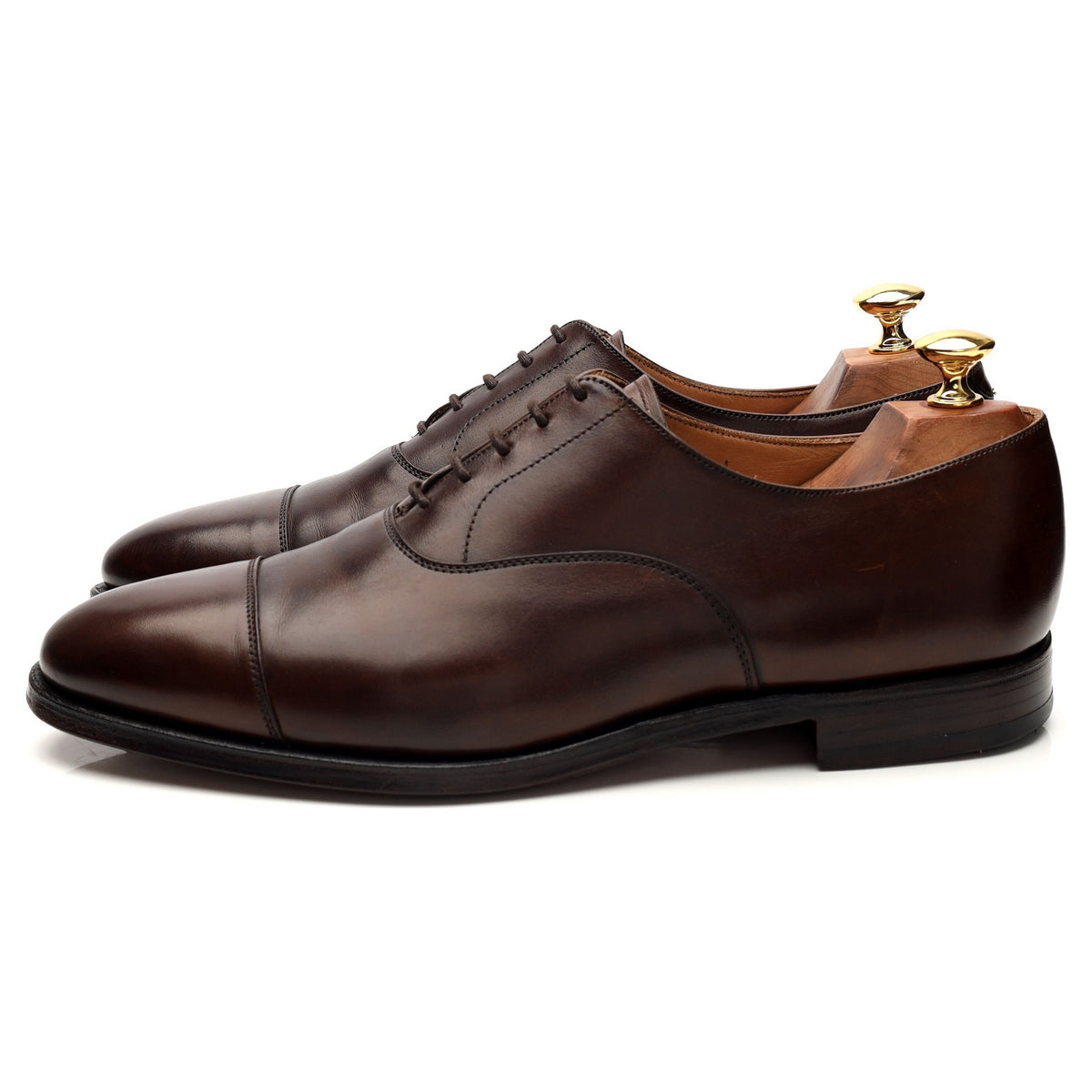 &#39;Connaught&#39; Brown Leather Oxford UK 9 E